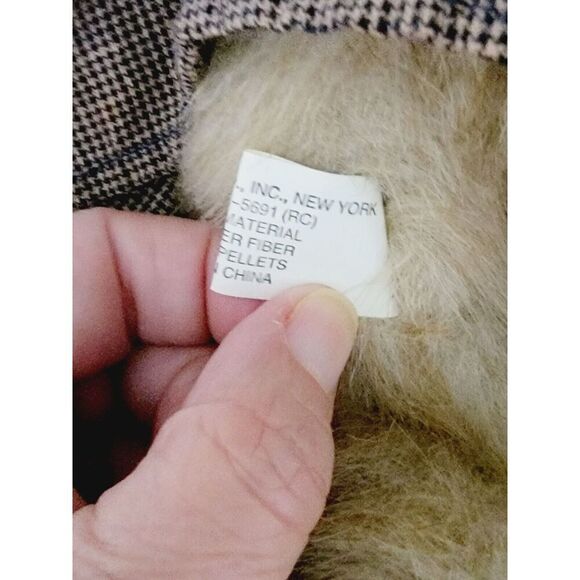 Jerry Elsner Velvet Treasures Mrs. Daley Stuffed Bear Vintage‎ Has Tag Has Spot. - Picture 10 of 13